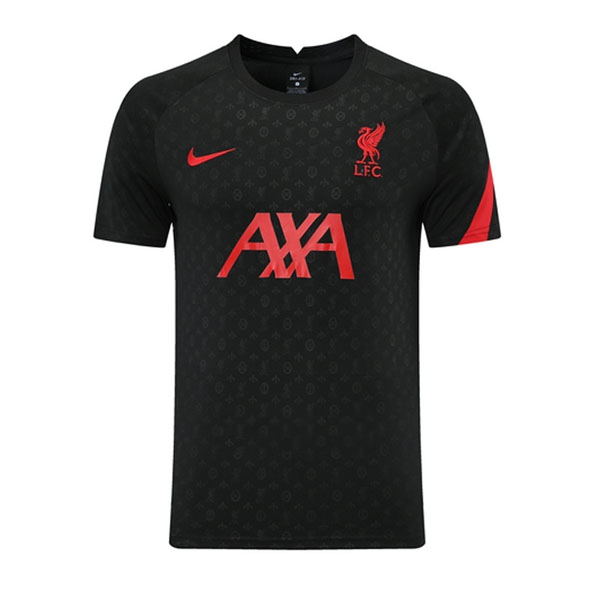 Maillot De Foot Entrainement Liverpool 2021-2022 Noir Pas Cher